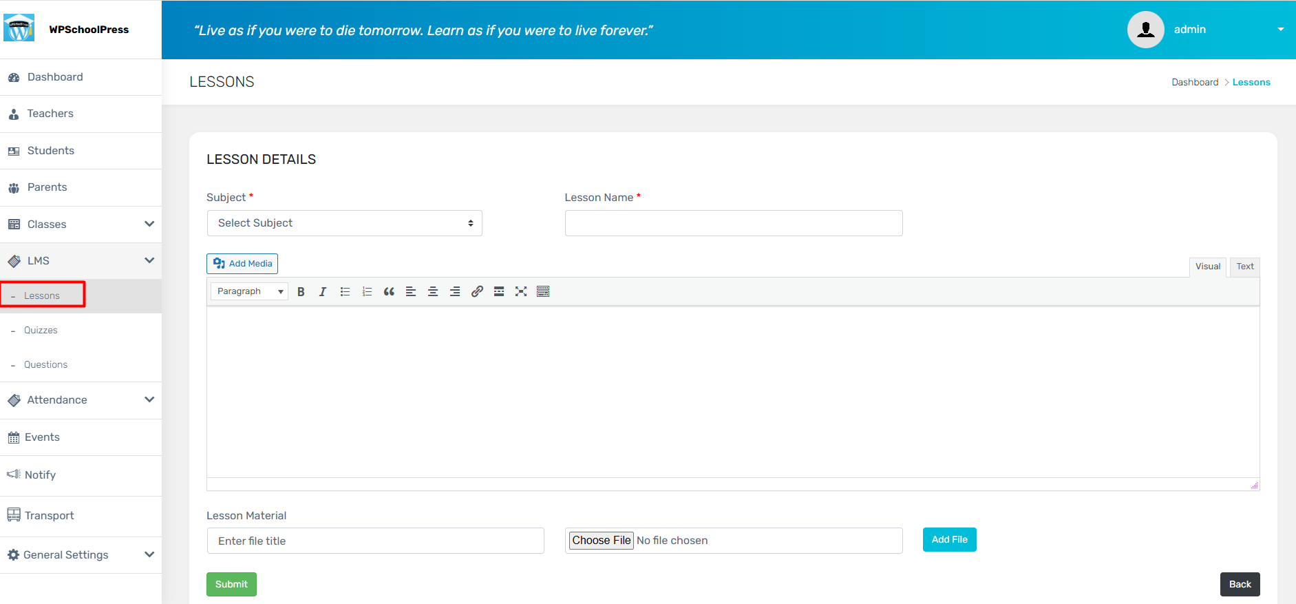 WPS LMS Add-on