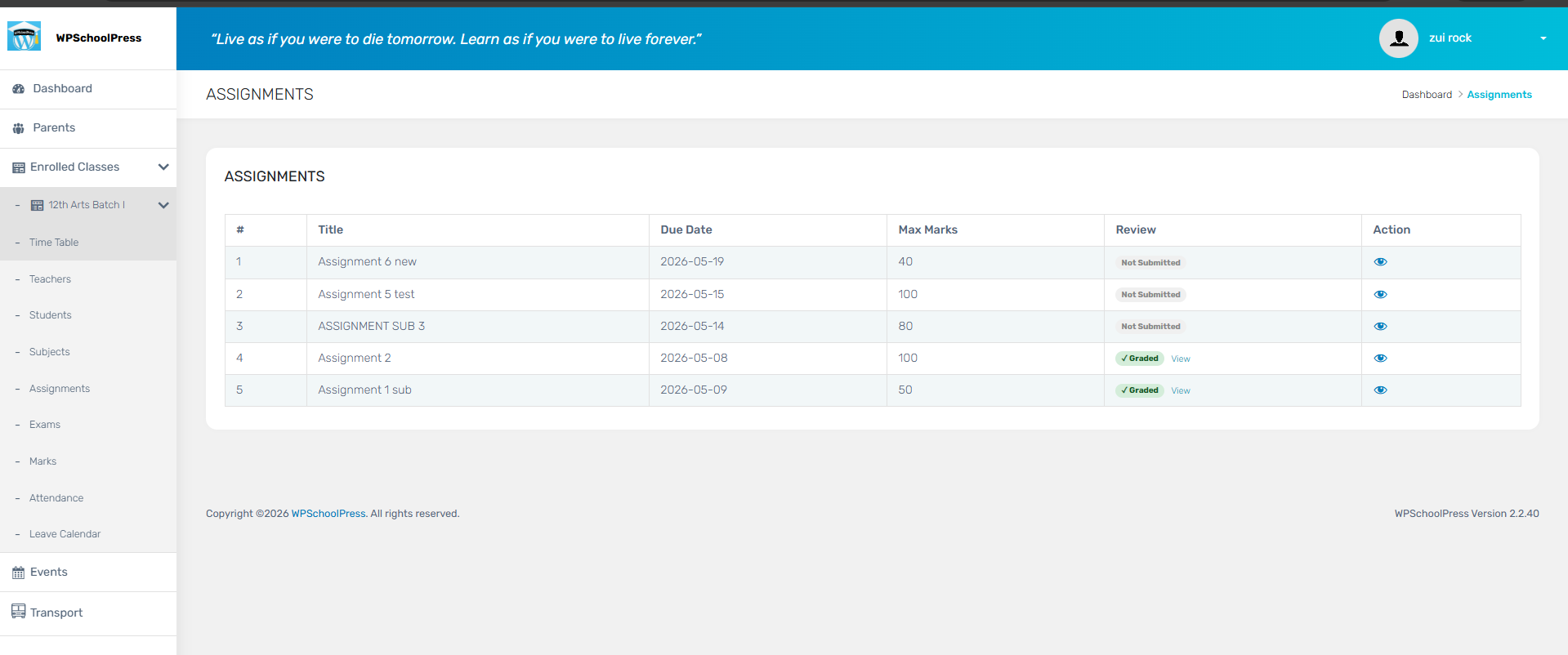 Digital Assignment Management